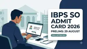 ibps so admit card