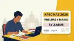 kpsc kas syllabus